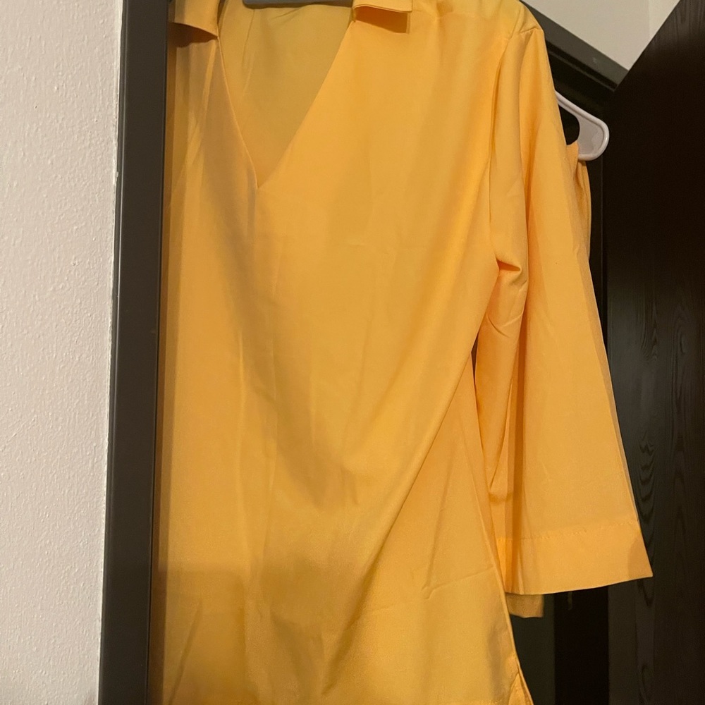 Yellow cute pant suite